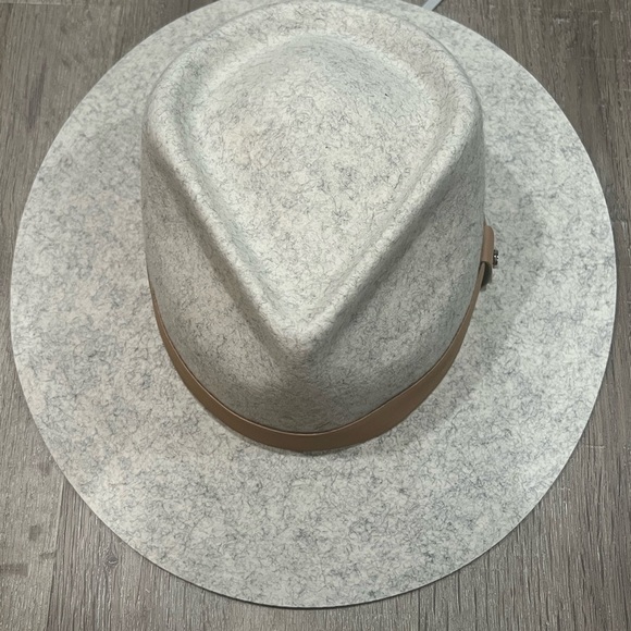 Women’s Kooringa 58CM 100% Wool Light Speckled Boater Stetson Derby Safari Hat main image 4